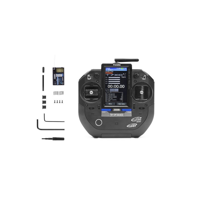 Futaba 7XC with receiver RX R334SBS